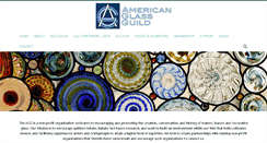 Desktop Screenshot of americanglassguild.org